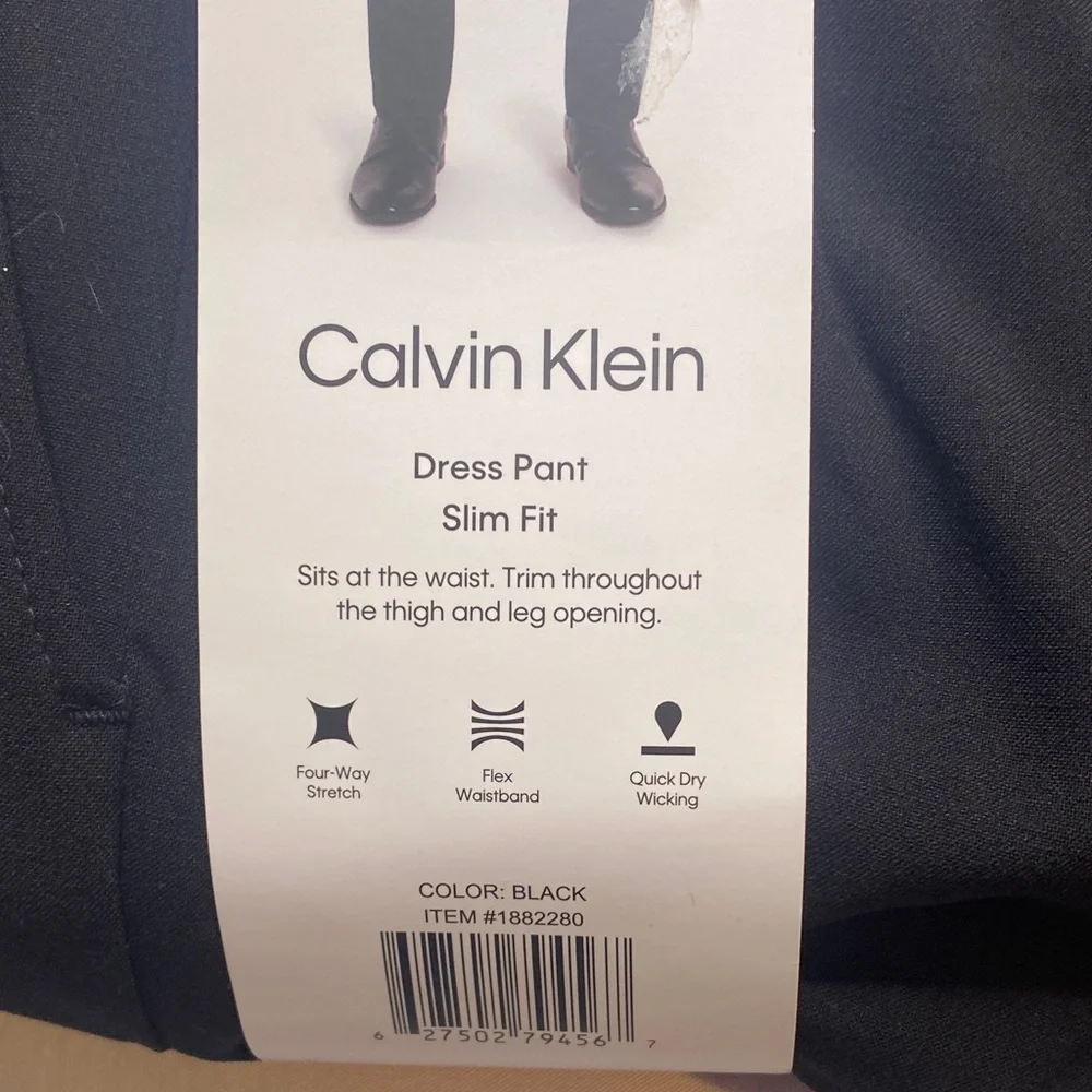 Calvin Klein Classic Black Trousers‎